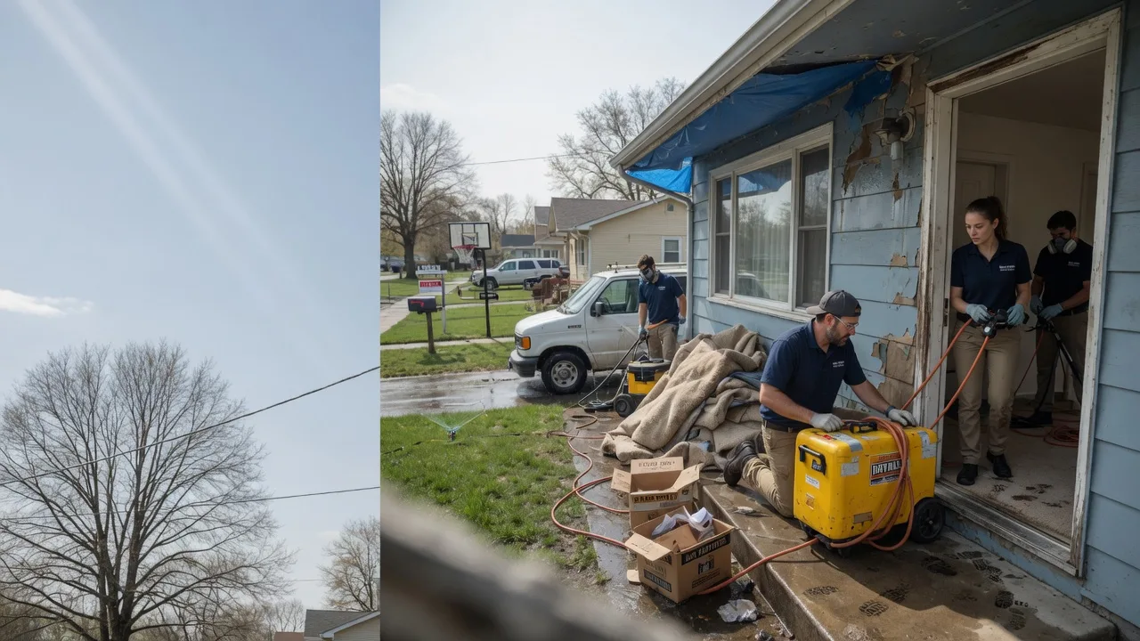 Basement Flood Cleanup in Attica, KS near me